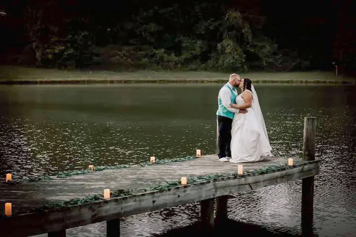 Happy Couple on Our Dock